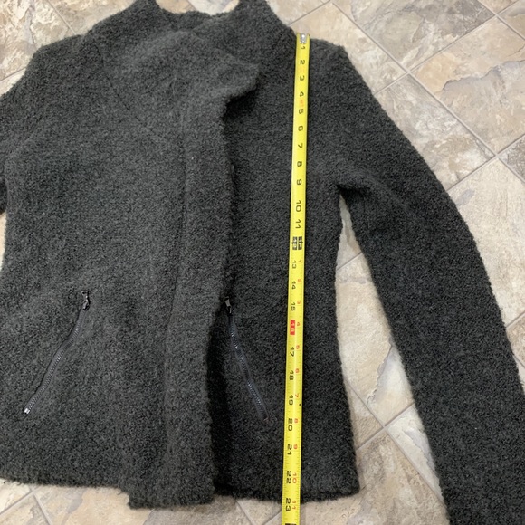 ANN TAYLOR Wool Fuzzy Sweater Jacket - Picture 10 of 10